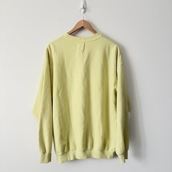 Billabong Ride In Oversized Crew Sweatshirt in Sunspell Yellow Size Medium - Picture 5 of 7